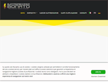 Tablet Screenshot of elettromeccanicabonato.it